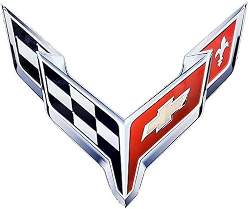 C8 Corvette - Letrero de metal para colgar en la pared, hecho en Estados Unidos, arte de pared de acero de próxima generación (4.5 x 4.5 pulgadas)