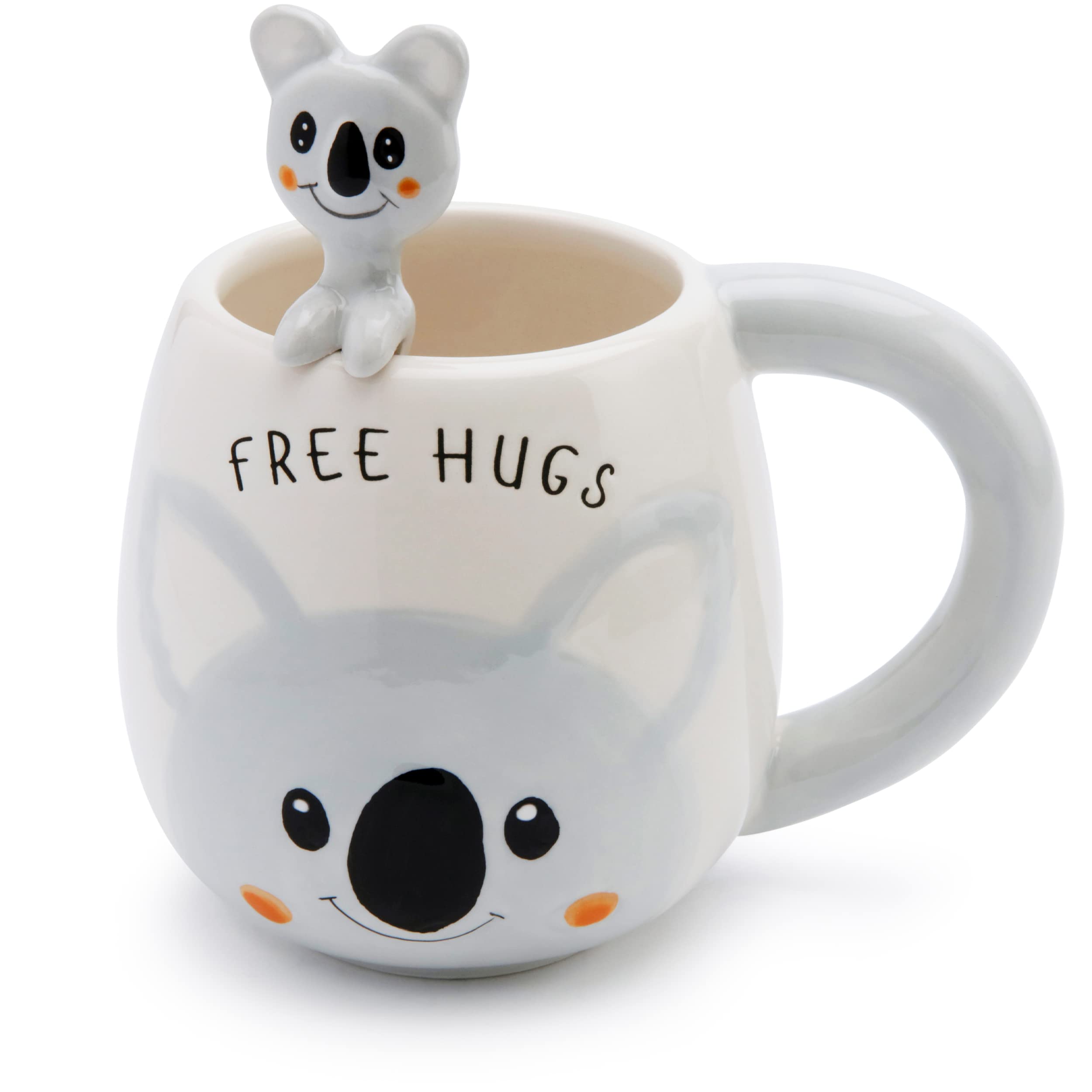 Mousehouse Gifts - Koala Mug and Spoon Set, Novelty Animal Mugs for Children