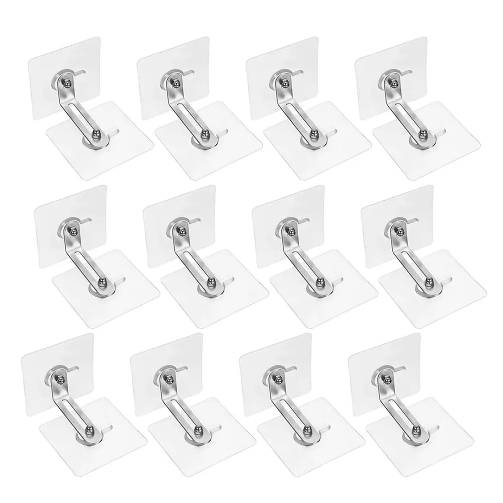 Juego De Anclaje De Pared Muebles 20 piezas antivuelco anclajes de pared for muebles, estabilizadores seguridad for gabinete, Kit anclaje for estante estantería Metal, protección for el hogar