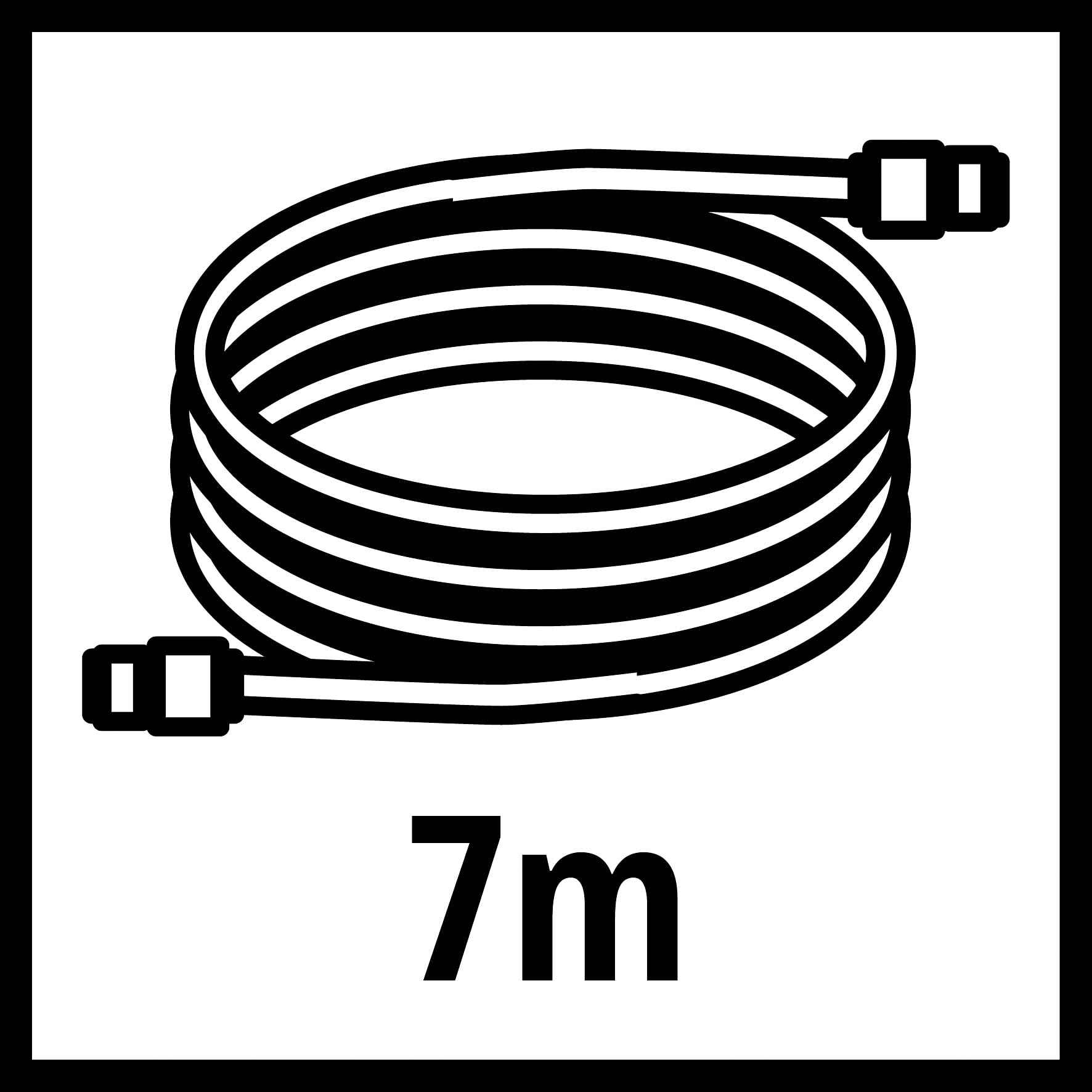 Original Einhell Accessoire Kit tuyau d'aspiration translucide 7 mètres avec embouts en Laiton