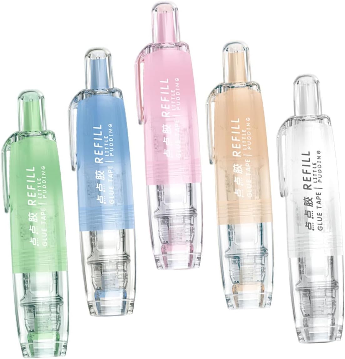 SHINEOFI 5pcs Dot Glue Correction Tape Adhesive Correction