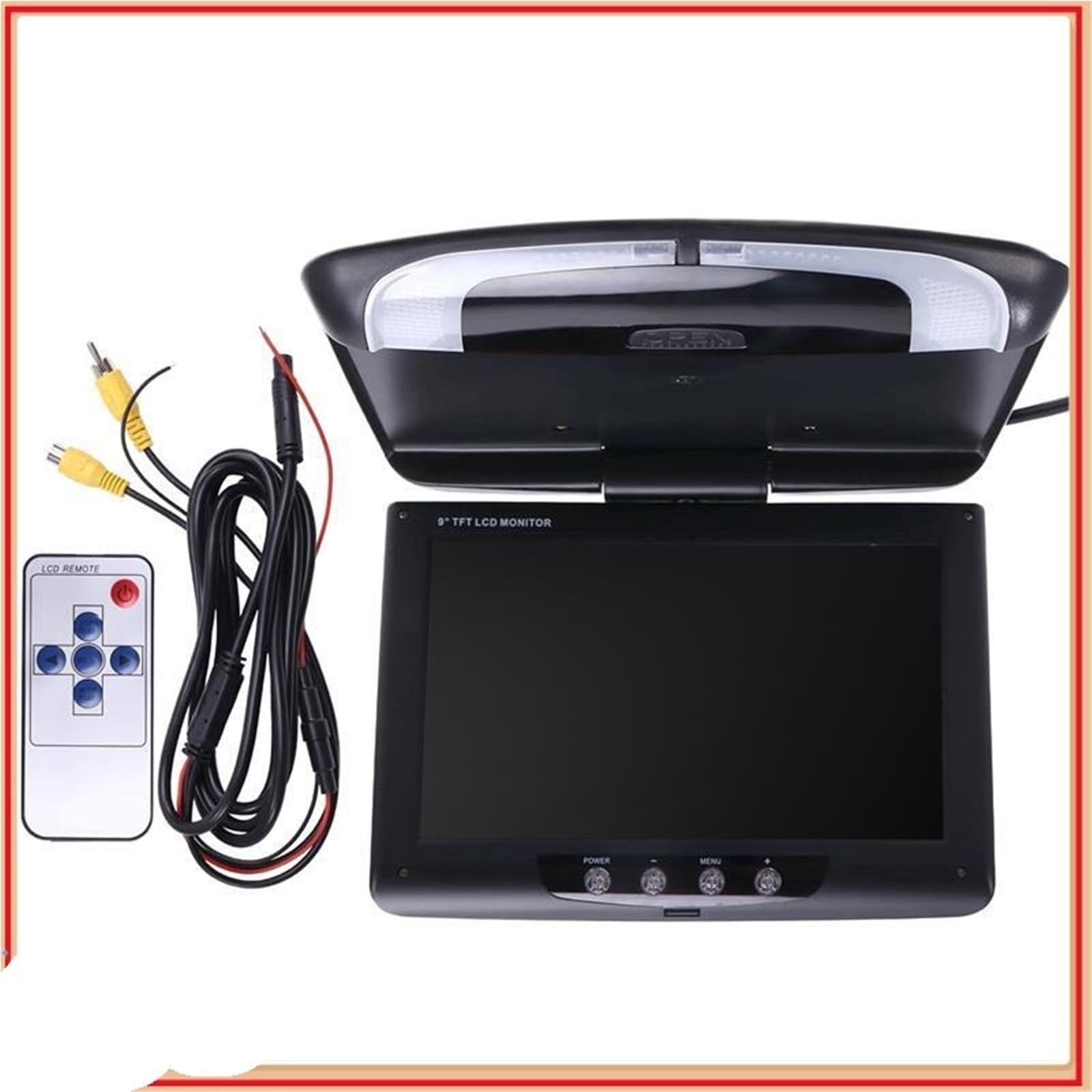 Exclusive Car Roof Monitor Lcd Flip Screen Top Multimedia Video Ceiling Roof Mounted Display, Car Ceiling Display