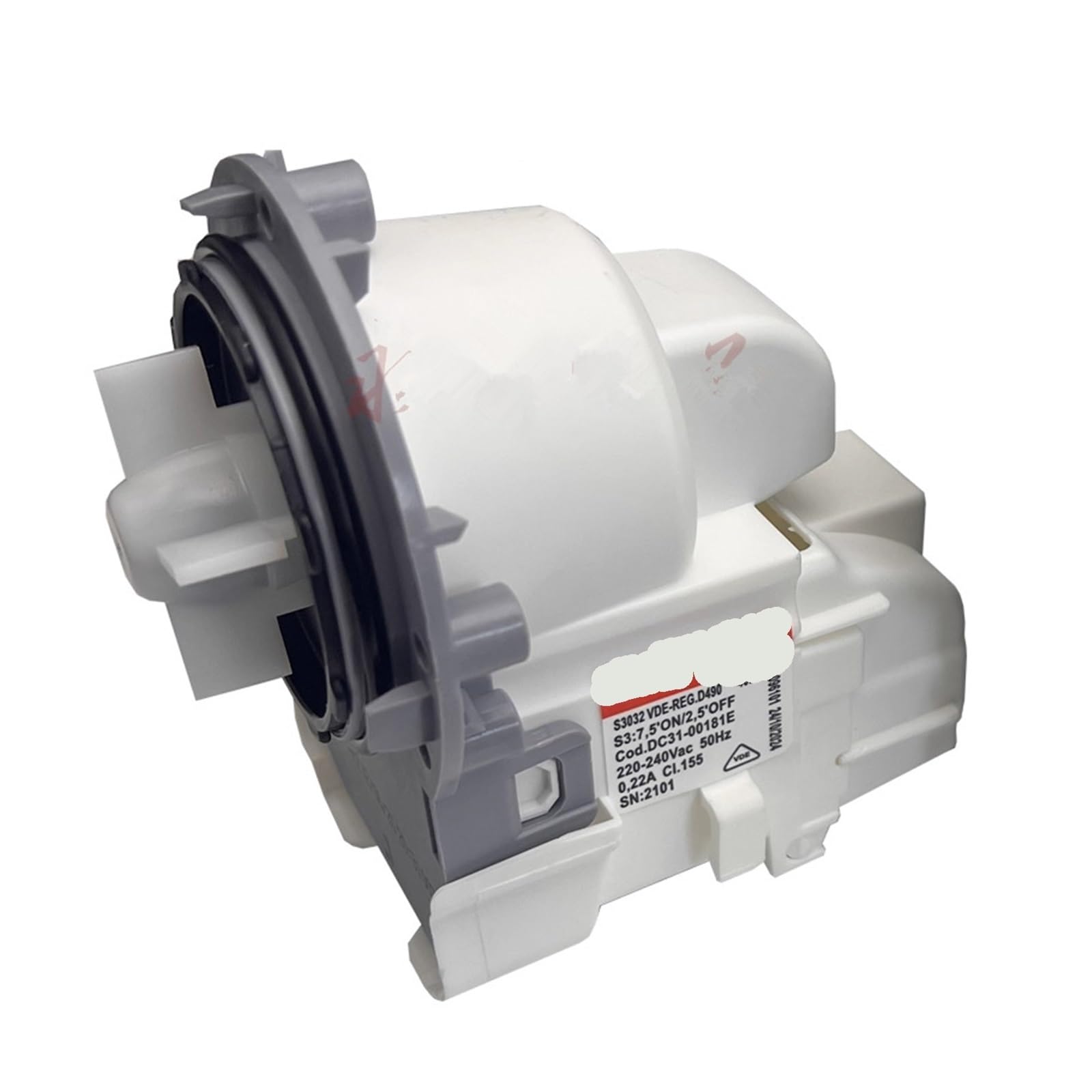 Drain Pump Motor DC31-00181E S3032 220V 50Hz Washer Drainage Parts，Compatible for Samsung，Washing Machine