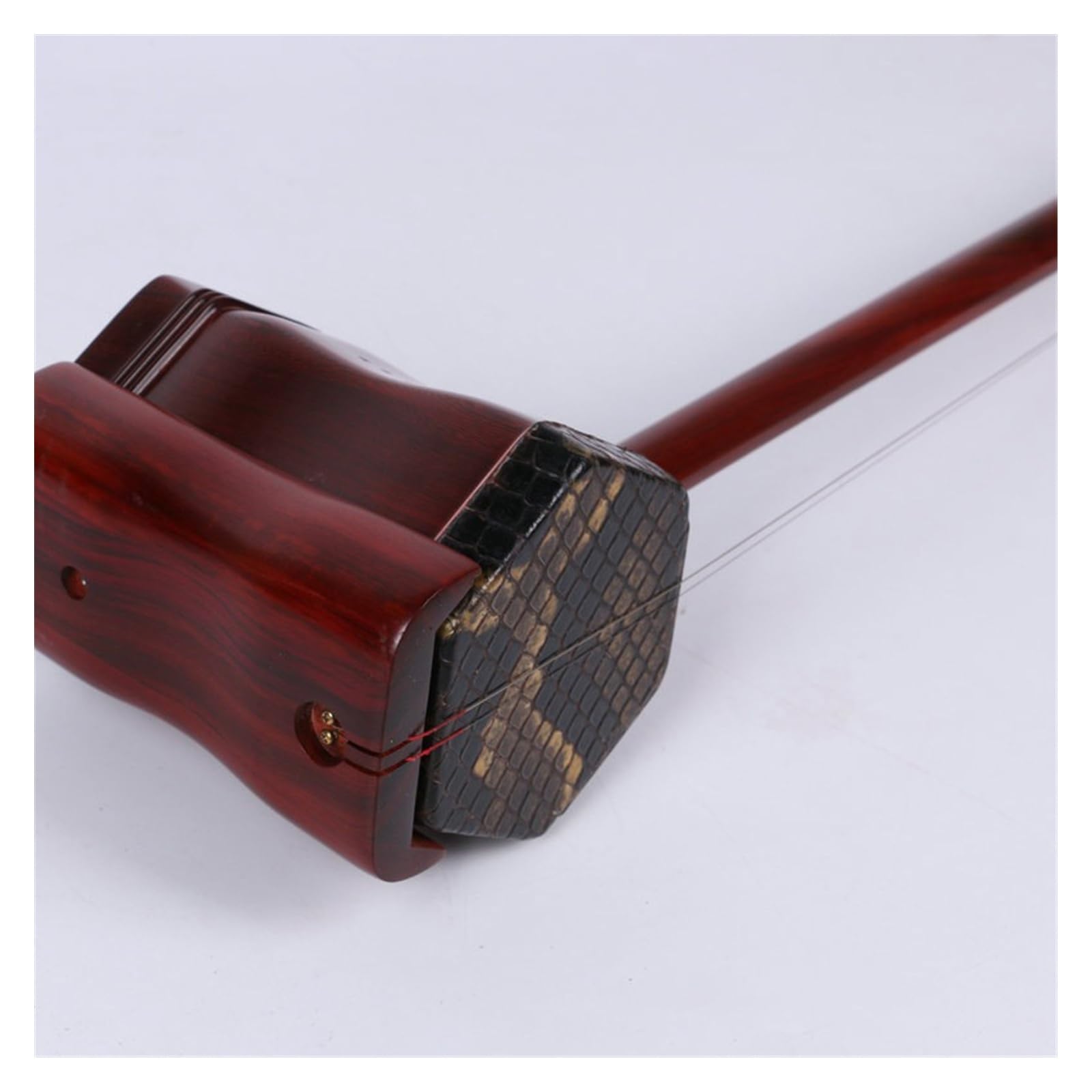 Instrument Erhu Ethnique Classique Fait À La Main En Bois De Rose Hexagonal Avec Ensemble Complet D'accessoires Professionnel Erhu