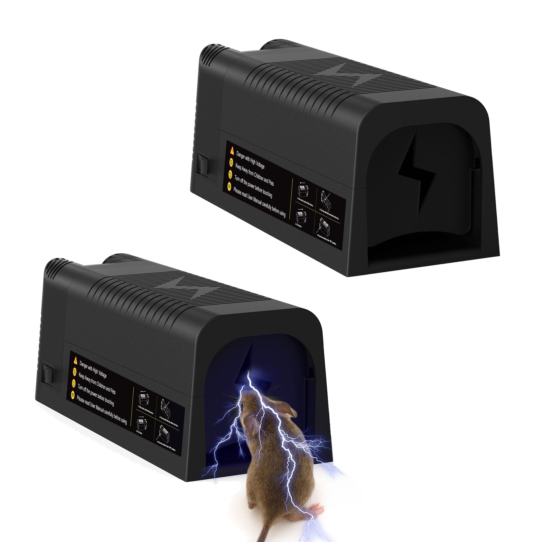 Amazon.com : Rat Zapper Electric Mouse Trap 2 Pack Electronic Mice