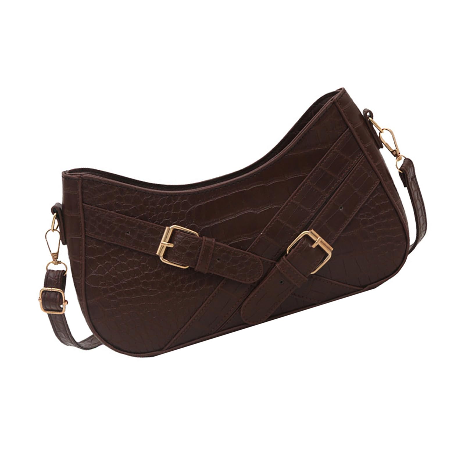Xjdzineq Korean Styles Underarm Bag for Women Crossbody Stylish Shoulder Ladies Trendy Messengers Simple Armpit Women Trendy Shoulder