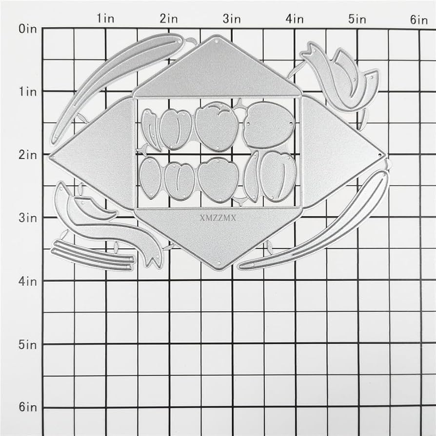 【専用ページ】ニコ☺︎商品売り切りたい︎さま Amazon.co.jp: XMZZMX チューリップ封筒 金属切削ダイス カード
