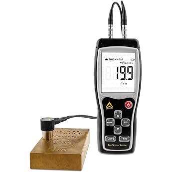 GOLDANALYTIX BarScreenSensor - The Ultrasonic Device for Testing Gold Bars - Ultrasonic Thickness Measurements for Gold and S