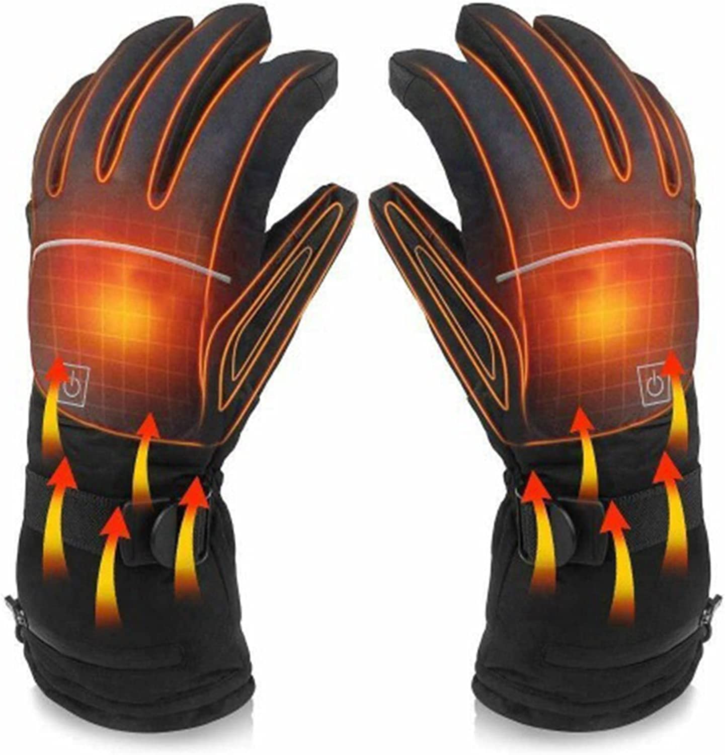 Gants moto chauffants tactiles contre le vent pour protéger les mains en hiver