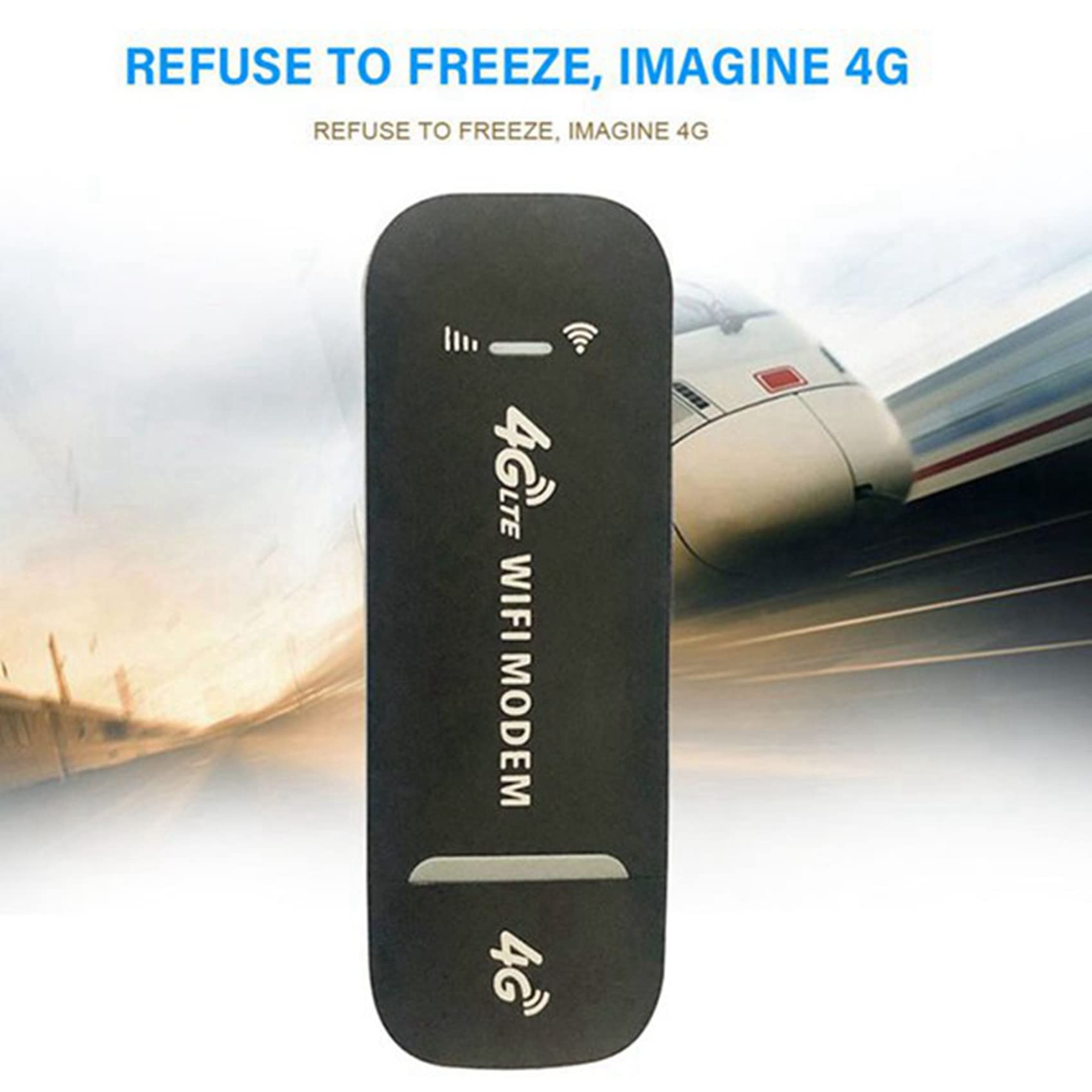 5X Adaptador de Red de MóDem USB 4G LTE con Punto de Acceso WiFi Tarjeta SIM Enrutador Inalámbrico 4G