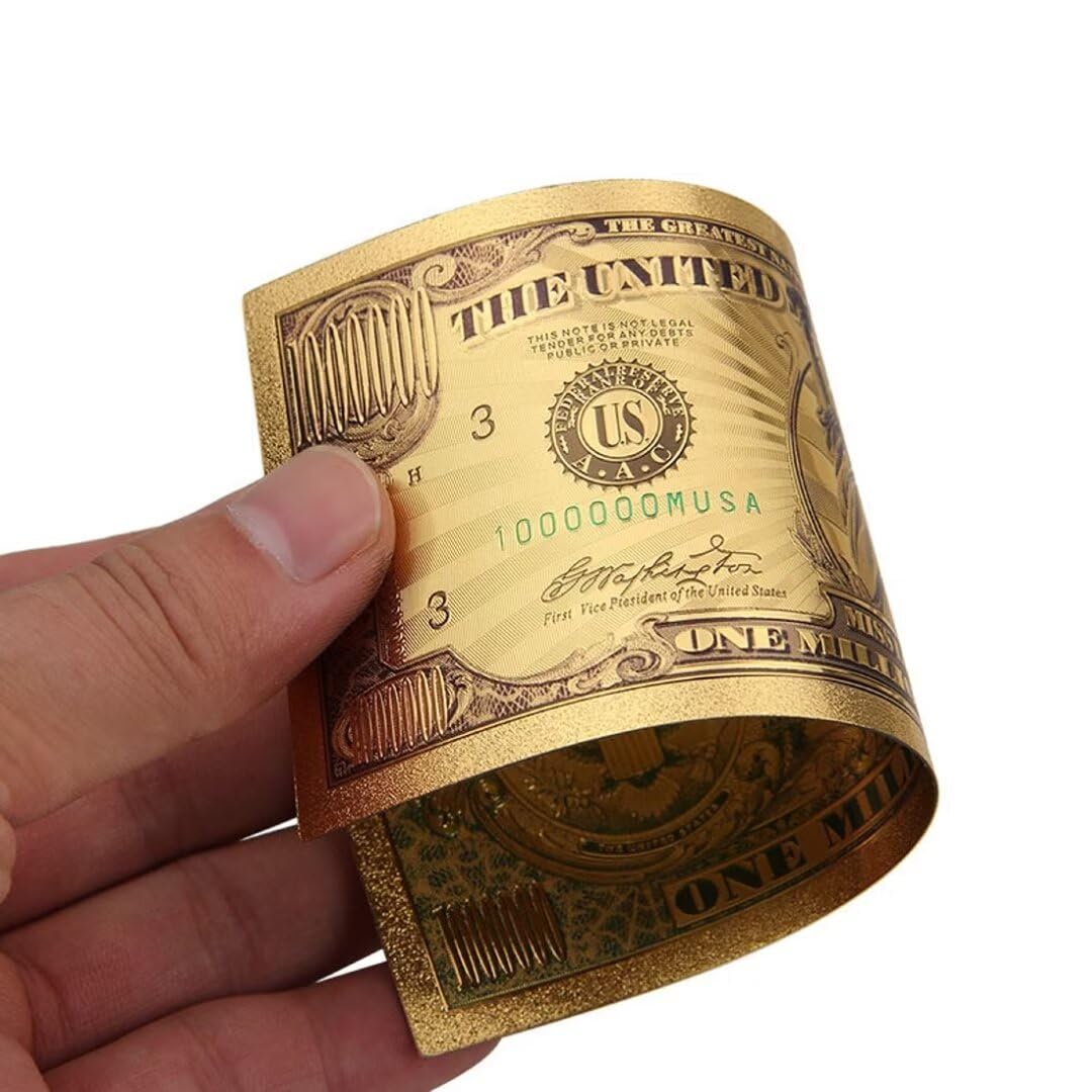 1 billet de million de dollars avec support, couleur G, cadeau d'affaires pour homme