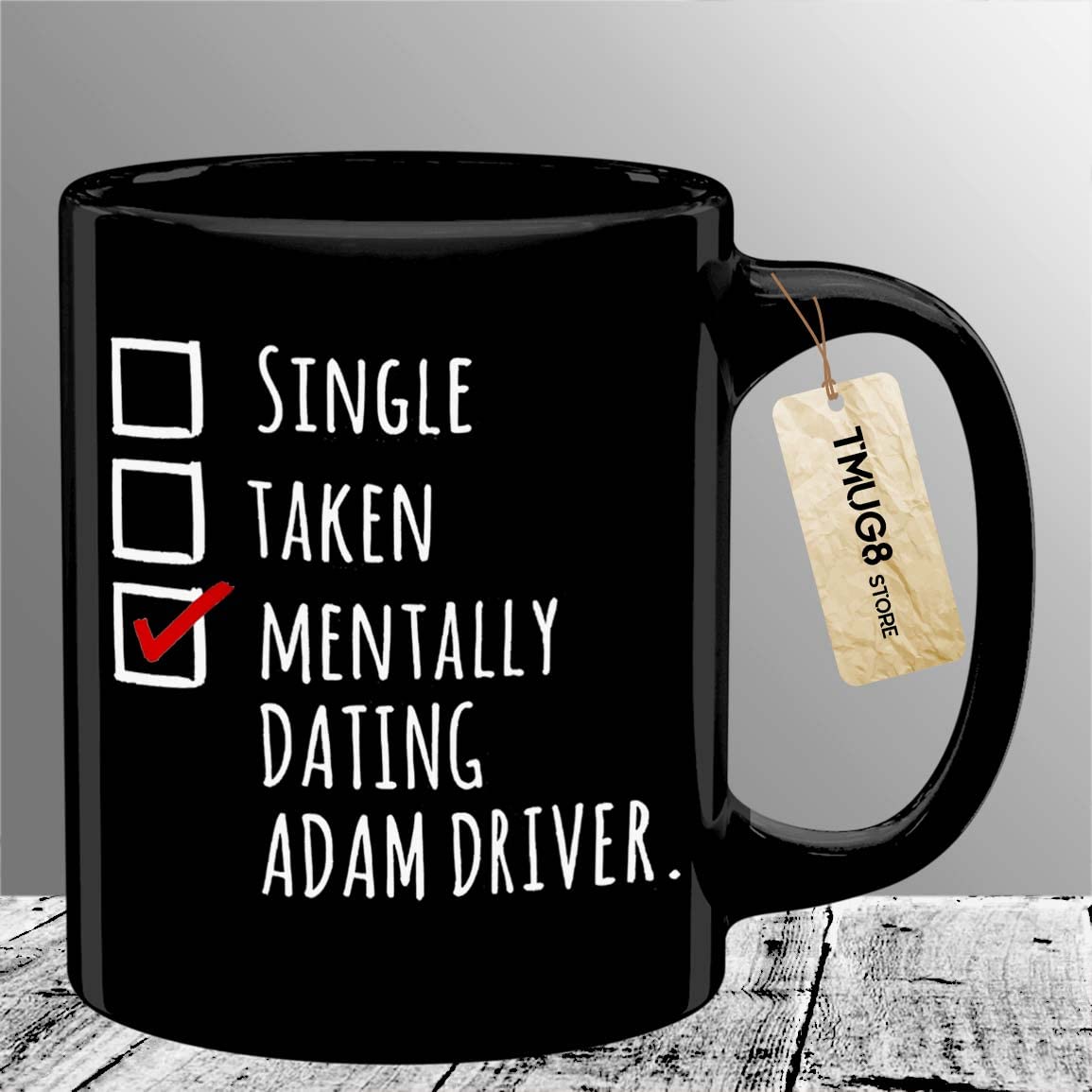 Mentally Dating Adam Driver Kylo Ren Mug Kylo Ren Adam Driver Pin Kylo Ren Coffee  Mugs Custom Size Mug 11oz 15oz : Amazon.ca: Home