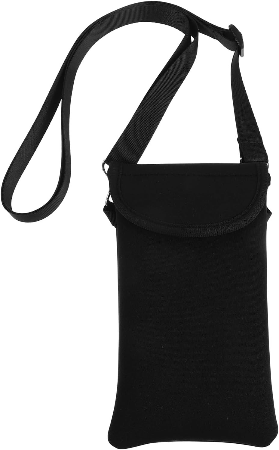 Toddmomy Black Waterproof Phone Case: Cellphone Neckband Pouch - Neoprene Phone Case - Shockproof Cellphone Bag for Travel Hiking Outdoor Adventures