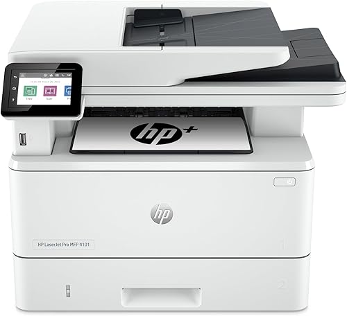 HP LaserJet Pro MFP 4101fdne Impresora monocromática en blanco y negro con funciones HP+ Smart Office y fax