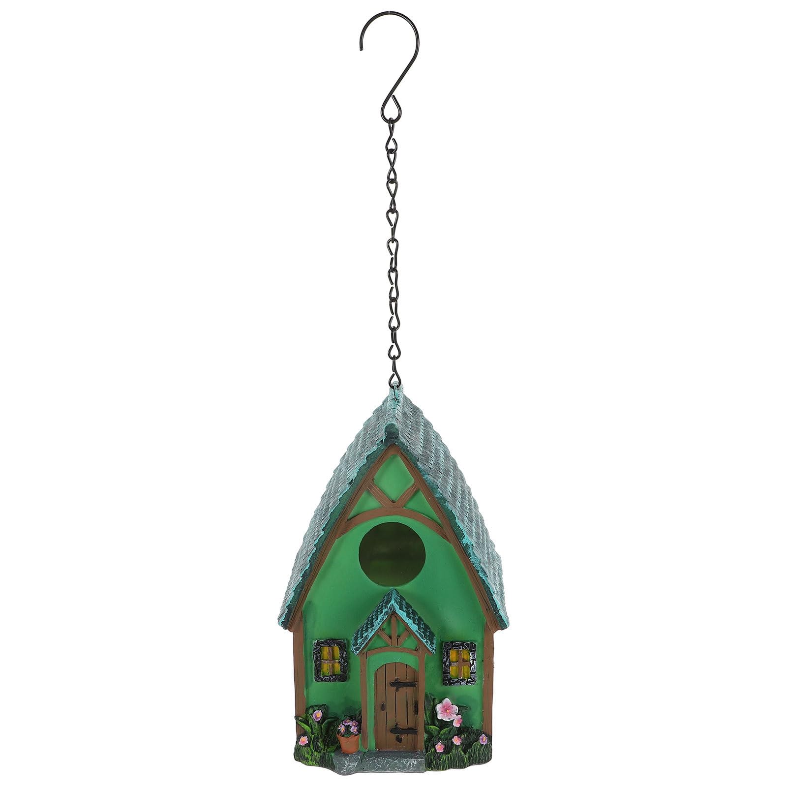 Hängender Vogelnistkasten aus Kunstharz für Garten und Terrasse