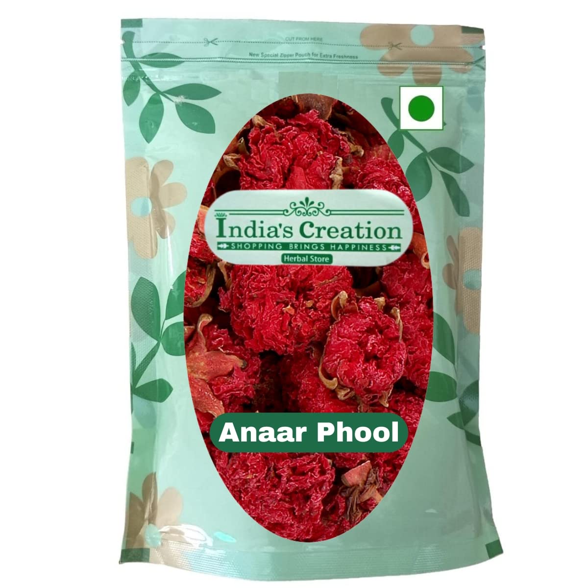 Anaar Phool-Punica Granatum-Pomegranate Flower-Gule Anar-Gulnar Farsi-Jadi Booti (50 Gram)