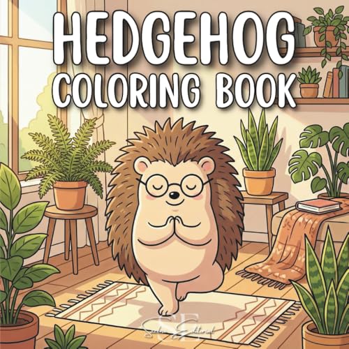 Cute Hedgehog Coloring Book: Fun and Relaxing Coloring Pages for All Ages – A Creative Childrens Hedgehog Book and Perfect Gift for Anyone Who Loves Hedgehogs image 2