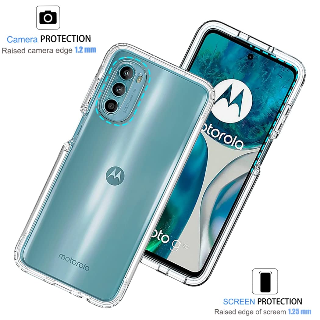 Motorola moto g82 クリアケース付き