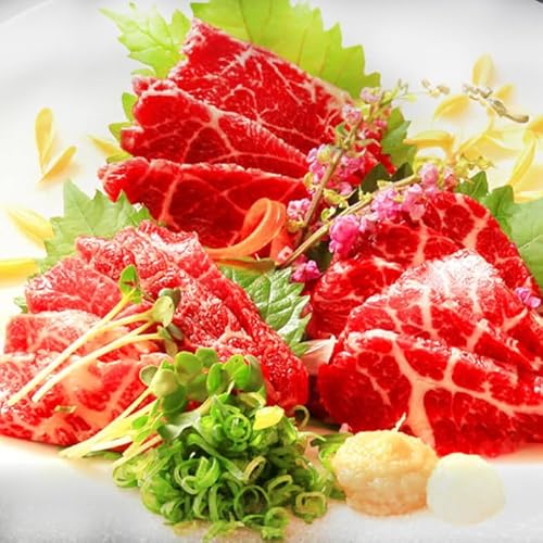 熊本 馬刺し極上の霜降り 食べ比べセット 計500g 中トロ 50g×6/大トロ 50g×4 利他フーズ
