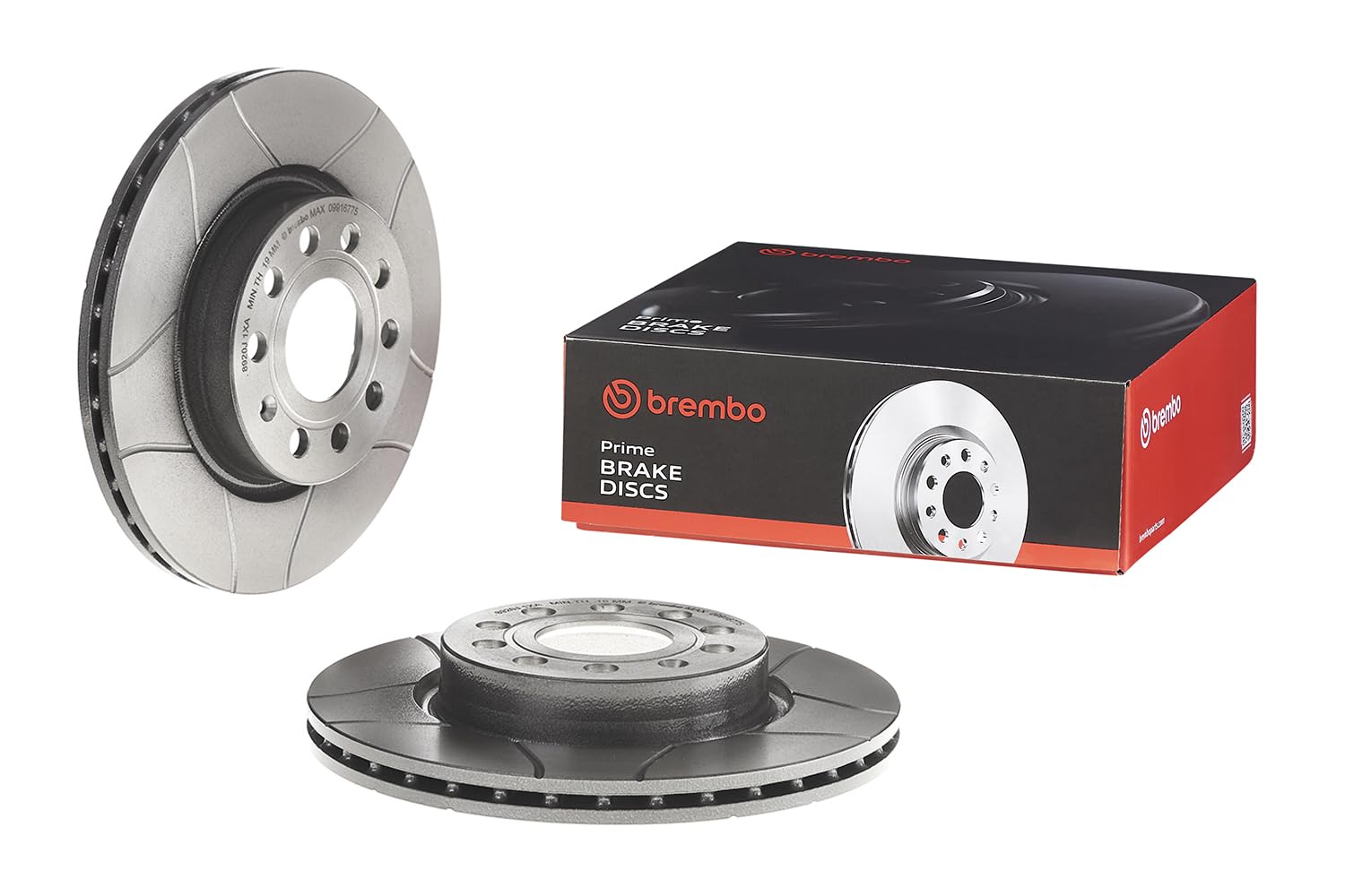 Brembo Max 09.9167.75 - Disco Freno Baffato (Set di 2) - Anteriore