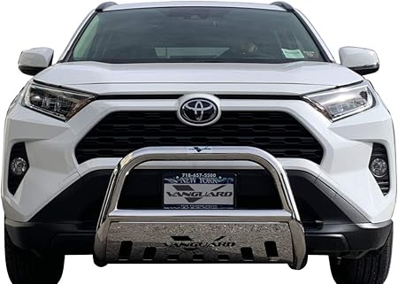 Amazon Vanguard ステンレススチール クラシック ブルバー 19 22トヨタrav4に対応 Trdモデルを除く 外装 エアロ パーツ 車 バイク