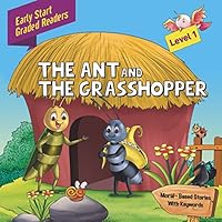 Ant & the Grasshopper: Level 1: Early Start Gradedreaders 9350493608 Book Cover