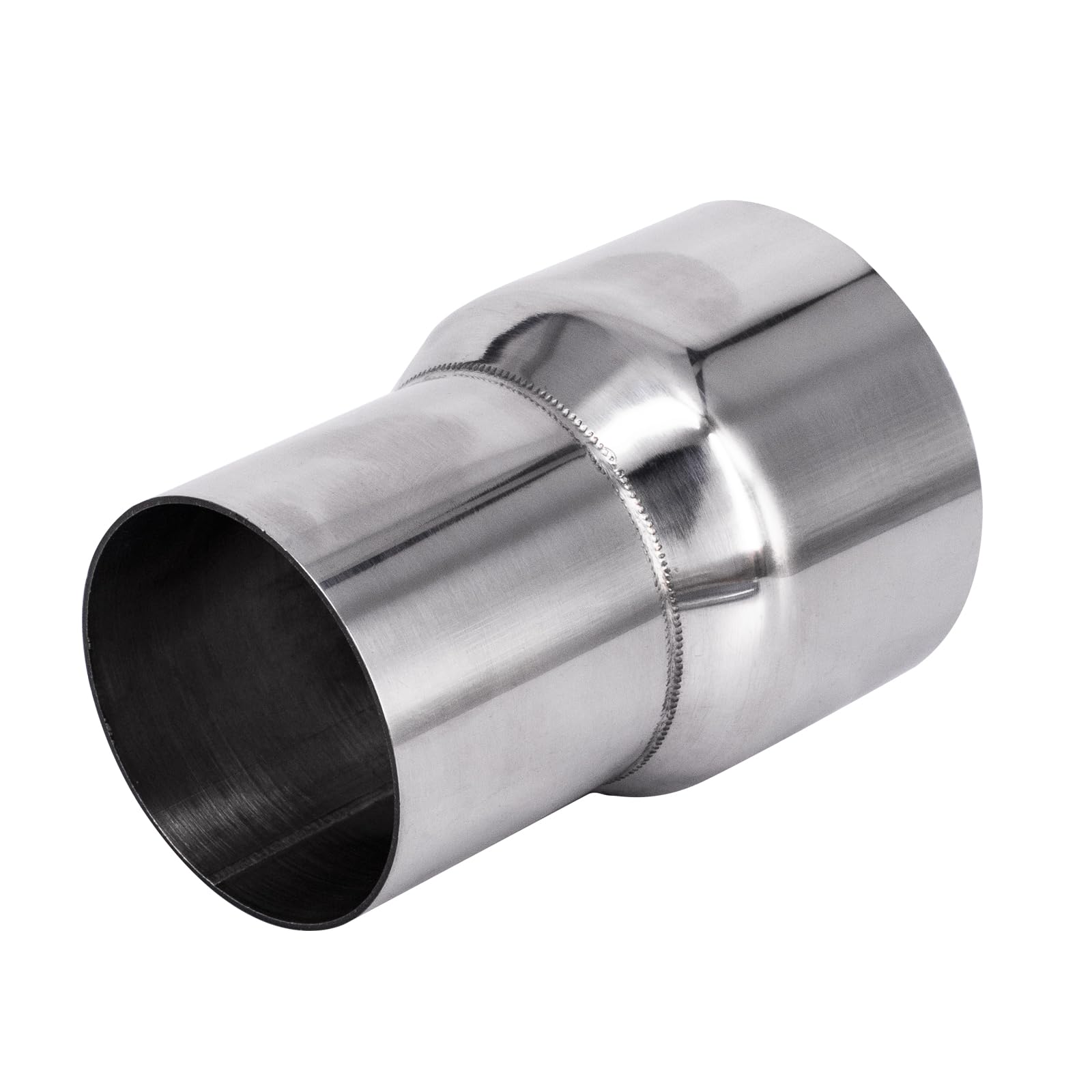Adattatore per tubo di scarico Tubo di collegamento in acciaio inox per connettore di scarico Riduttore Dilatatore Modifica dei tubi di scarico dell'auto (54mm-66mm)