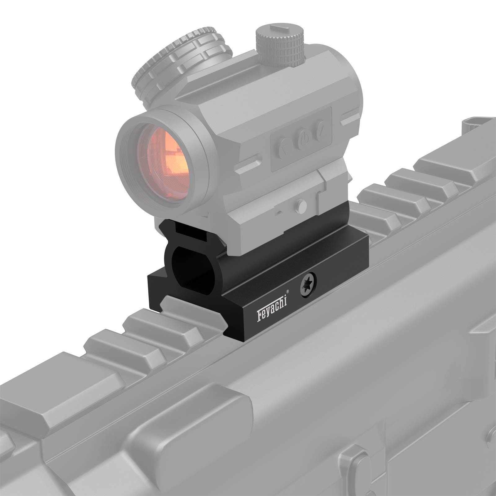 Feyachi Hohe Riser-Schienenhalterung 0.75/0.83/0.95 Zoll Höhe, Zielfernrohrhalterung Riser-Montage für 20mm Picatinny/Weaver-Schienen for Red Dot Visier, Zielfernrohr, and Optics