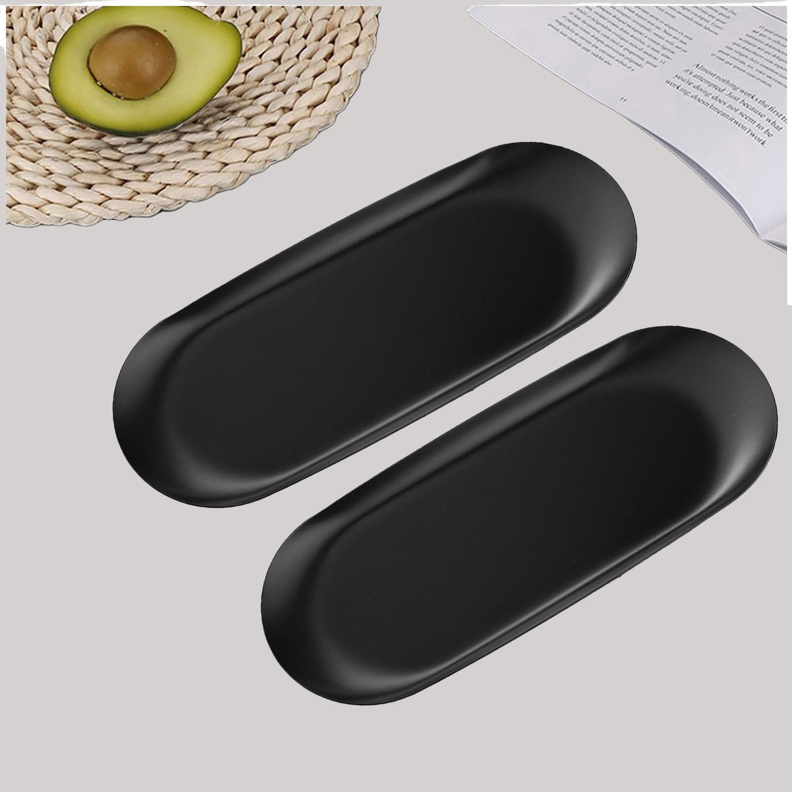 Amazon.com: [2pk] Decorative Tray, Perfume Bathroom Jewelry Vanity