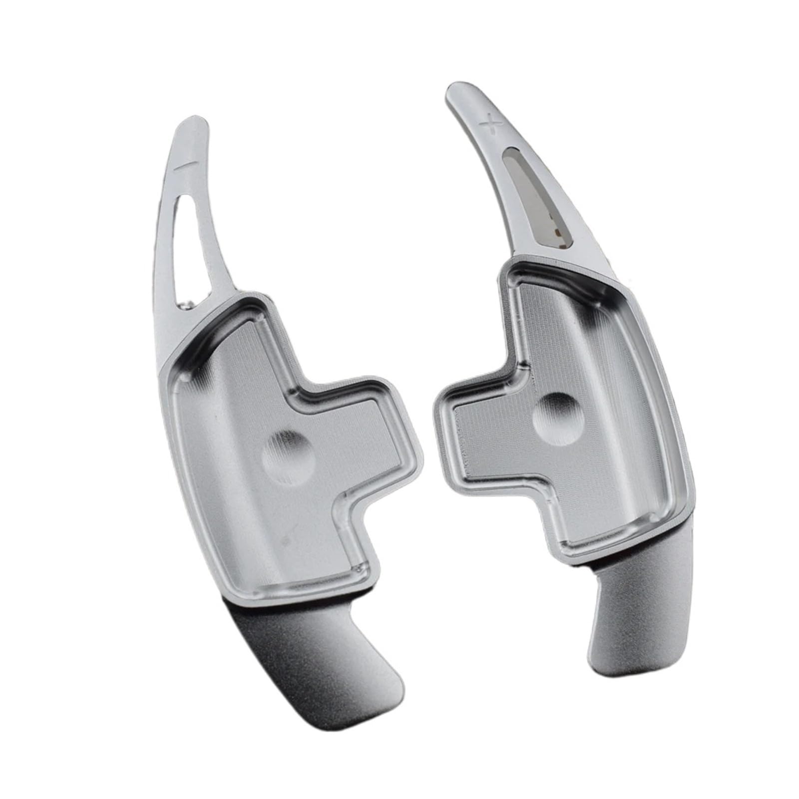 Plmnhss Silver Car Steering Wheel Shift Paddle Blade For Benz For A B C E For Gle Class For W176 W205 W246 For C117 For W218 Steering Wheel Paddle Shifter Extension(Silver)