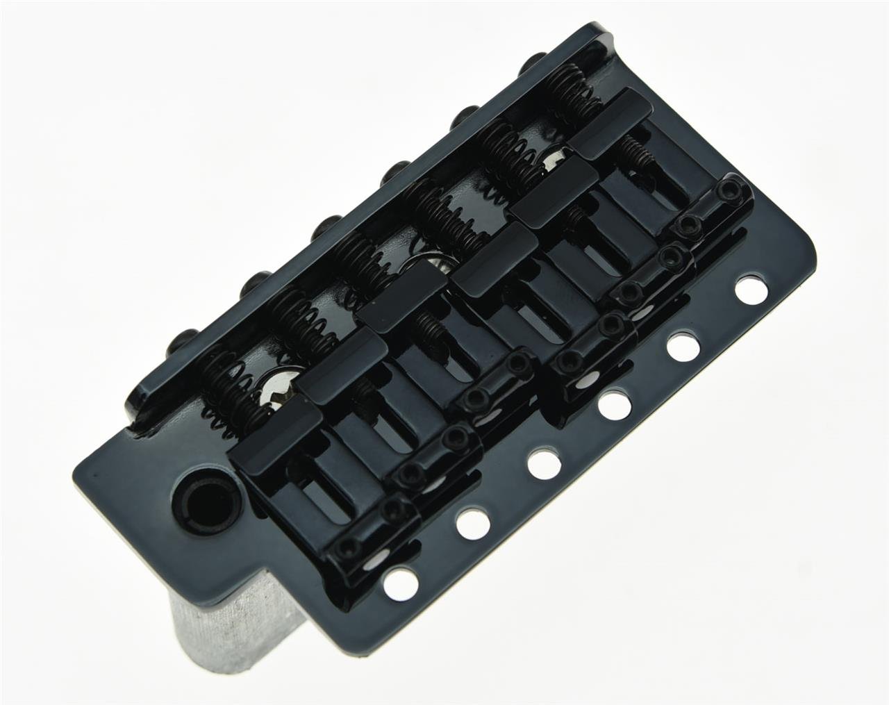 KAISH Black Vintage ST Strat Guitar Trem Tremolo Bridge Full Size Block Bent Saddles - Image 3
