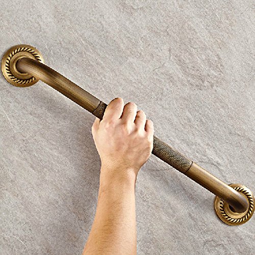 Preisvergleich Produktbild Weare Home Sicherheit Antik Alle Messing Kupfer Einfachheit Bronze Finish geschnitzten Wandhalterung WC Badezimmer Handlauf Bad Accessoires