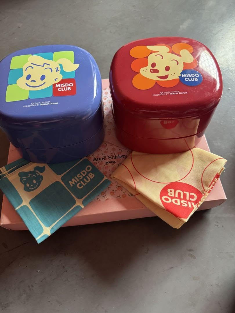 お重箱 ふろしき付き ミスド OSAMU GOODS 新品未使用超美品 【オサムグッズ×ミスタードーナツ】≪お重箱