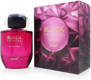 Black Crystal Arabian Perfumes For Women - Eau de Parfum Spray 100ML (3.4 OZ), Exotic Womens Perfume With Vanilla, Blasamic & Oriental Notes - Long Lasting Perfume For All Day Freshness