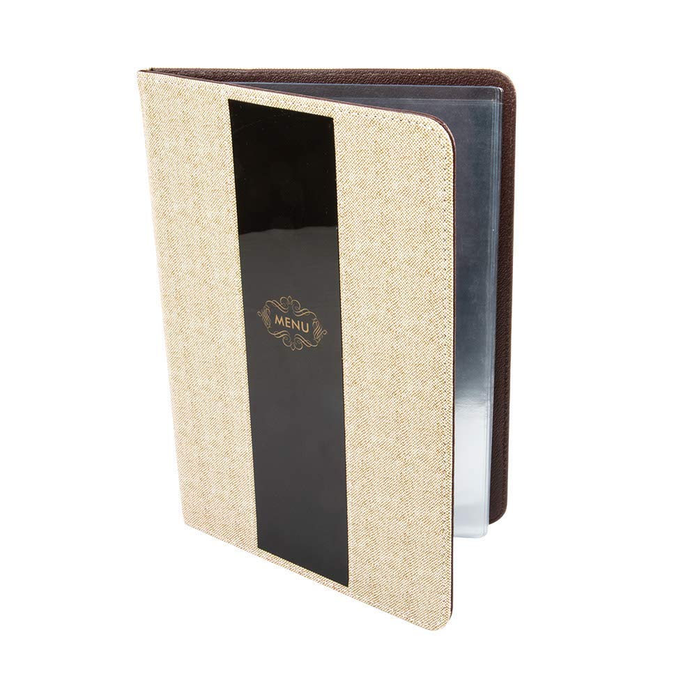 Pack of 1 – Menu Holder 8 Din-A4 22 x 31 cm Grey PVC