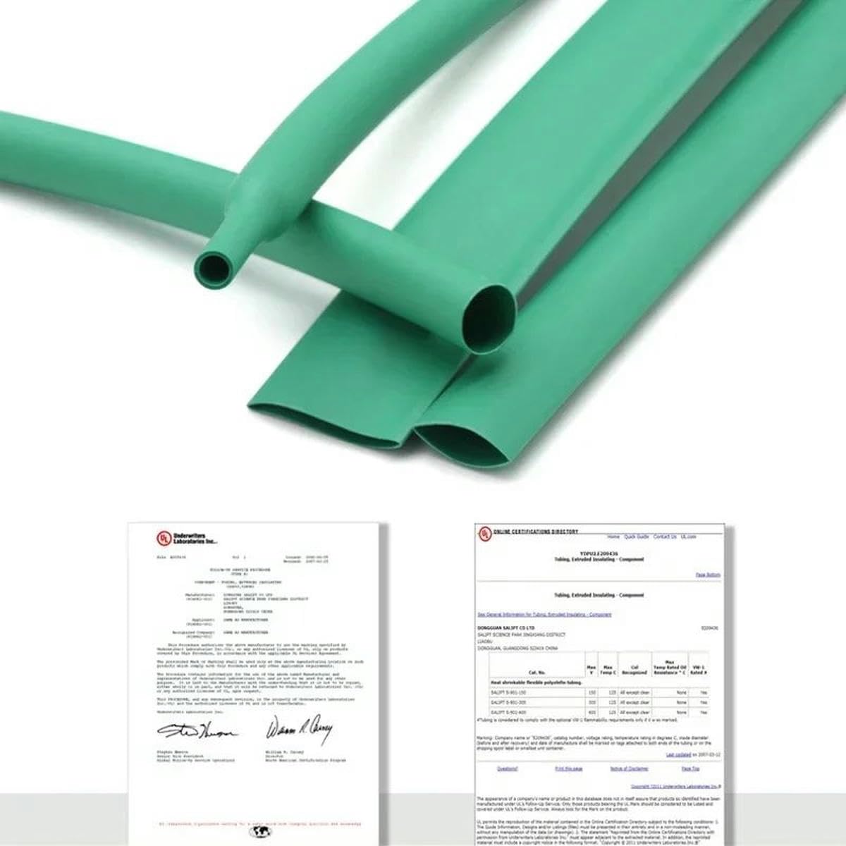 1~50m 2:1 Tubo termorretráctil termorretráctil Verde Diámetro 0,6 mm ~ 80 mm Cable de reparación de bricolaje Protector de cable Manguito Tubo de envoltura-14 mm-50 metros