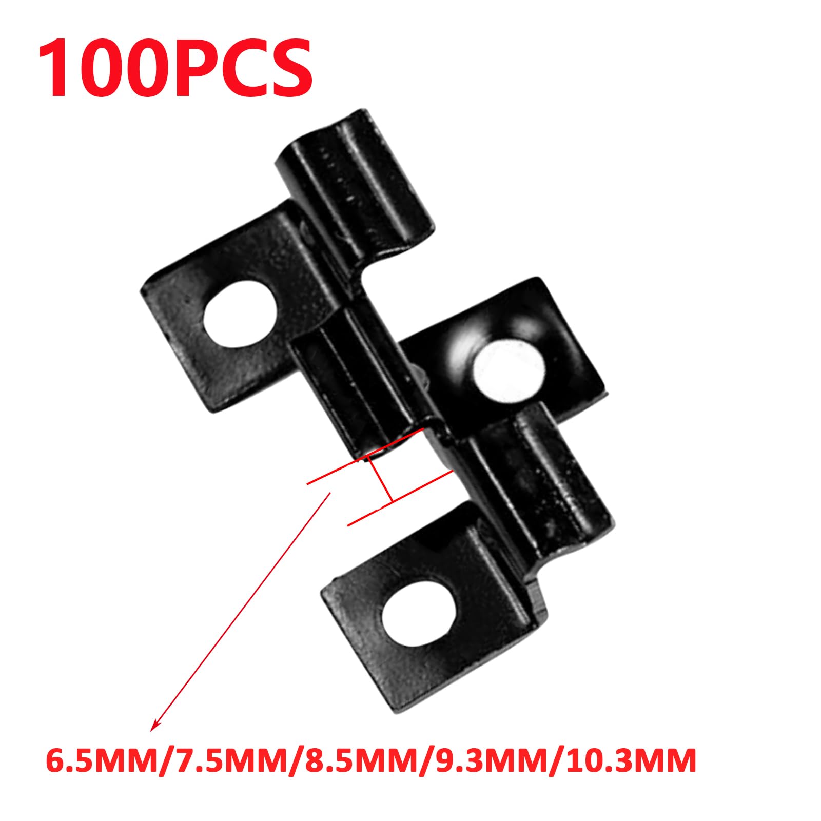 50 Stuks WPC-bevestigingsclips, 8 Mm Groefbreedte Terrasplanken Wpc Terrasplankclips