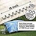 No Dig Ground Anchors -Powerful 4-Piece 18