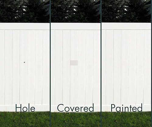 Miniatura 3 de Kit de reparación de revestimiento de vinilo Guppyhill, cubre cualquier grieta, agujero o imperfección en el revestimiento de vinilo (6 parches)