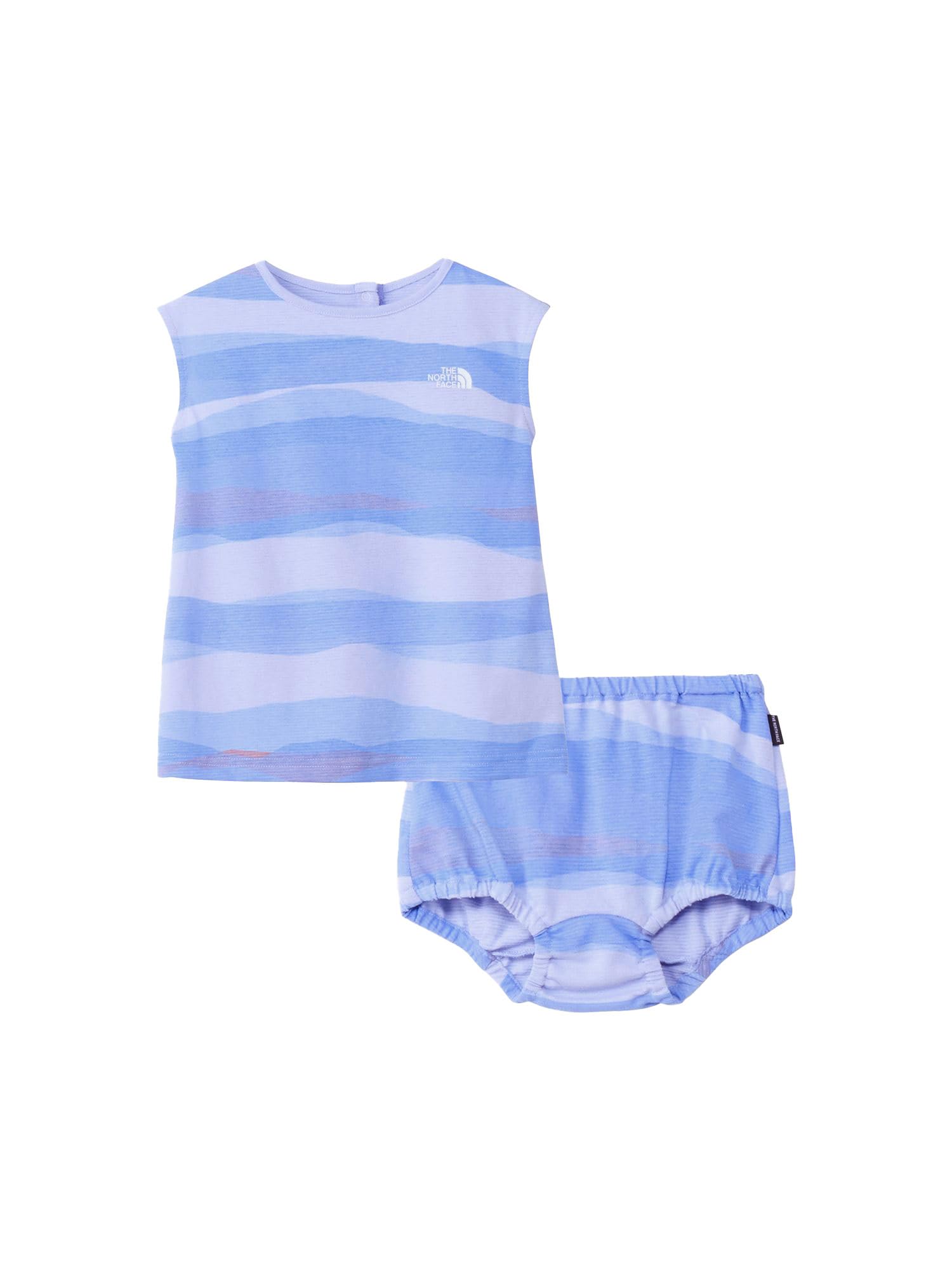 THE NORTH FACE(ザノースフェイス) ワンピース ブルマー セット B Little Breeze F/S Onepiece & Bloomers ブルーブルーリー 80
