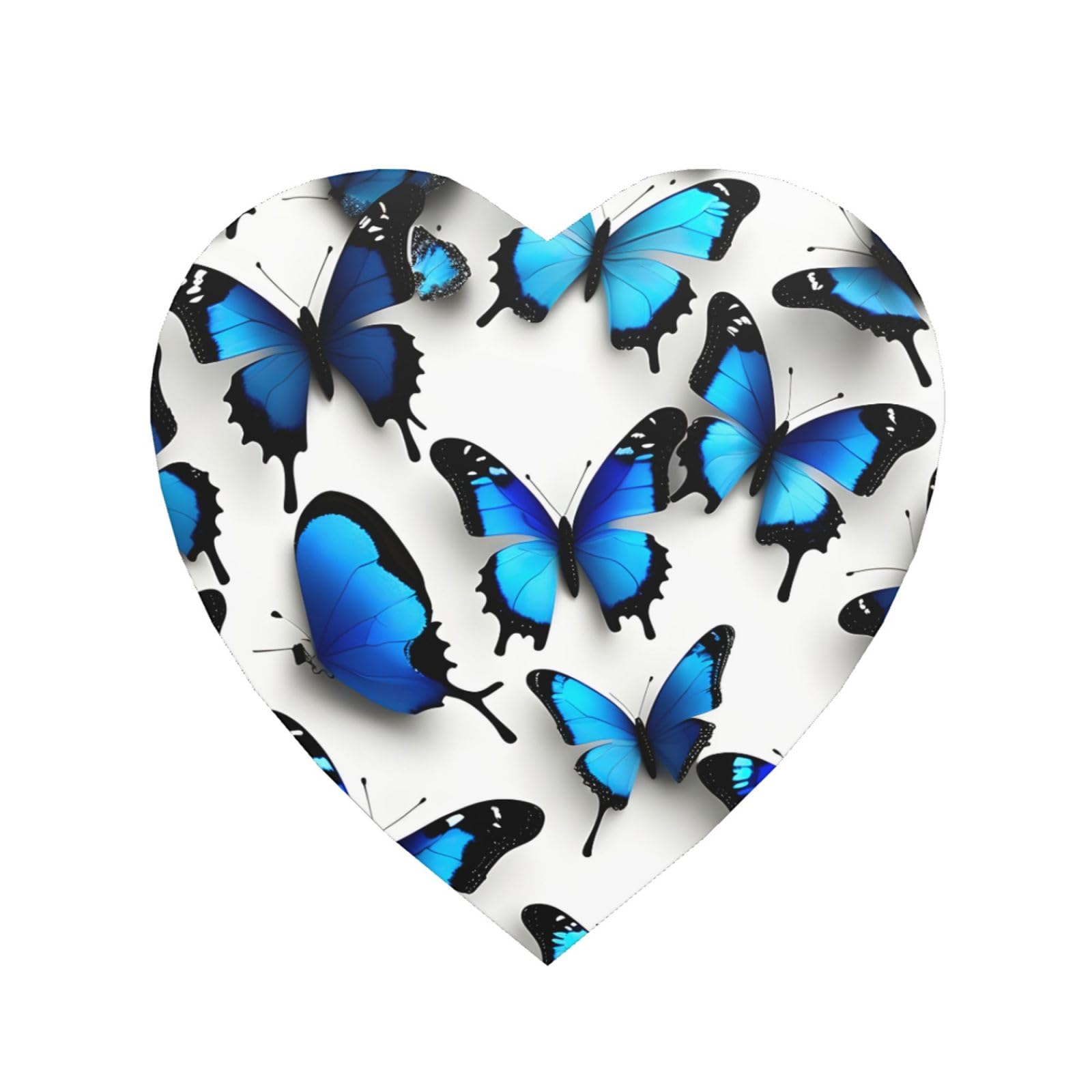 Many Blue Butterflies Print Refrigerator Magnet,Magnets For Refrigerator Decoration, Kitchen, Office, Wall