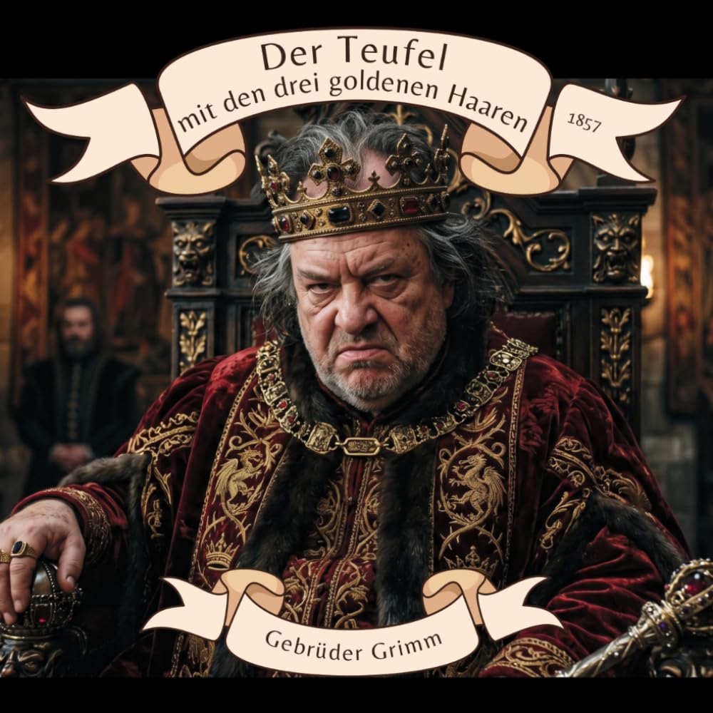 Der Teufel mit den drei goldenen Haaren 1857 Gebrüder Grimm: Illustrierte Multimedia Märchenbuchedition mit QR-Code zum Vorlesen lassen (Multimedia Märchenbuchedition - Gebrüder Grimm 1857)