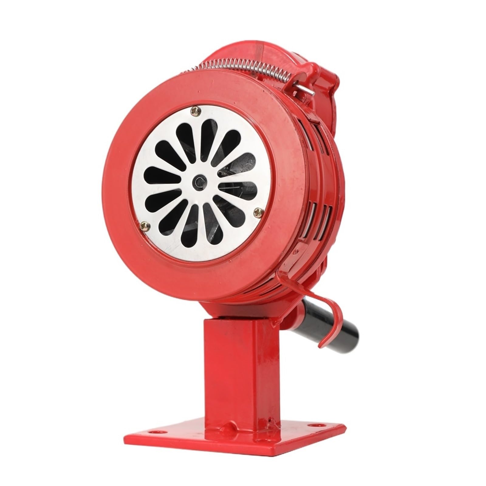 AMZBNEIDI Stainless Steel Hand Meat Grinder for Home Use, Hand Crank Siren Horn 110dB Manual Portable Air Raid Security Alarm Multicolor Sporting(Lk-100a Red)