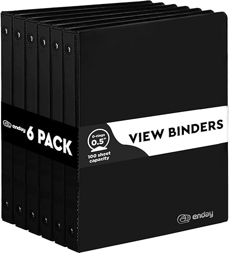 Vista 245 de Carpeta de 3 anillos de 1 pulgada, cubierta transparente de 1 pulgada con 2 bolsillos interiores, carpetas de anillos redondos de colores, en gris