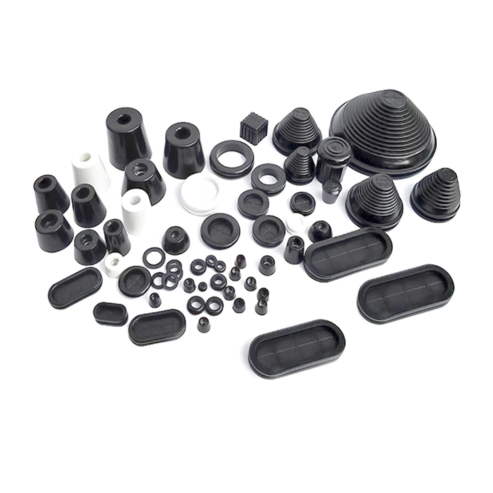 Assortiment de kits de joints toriques en caoutchouc M2 M2.5 M3 M4 M5 M6 M8 M10 M12 M14 M16 M18 M20 M25 M32 Rondelle plate en caoutchouc noir Entretoise de plan Joints d'isolation Bague d'étanchéité O