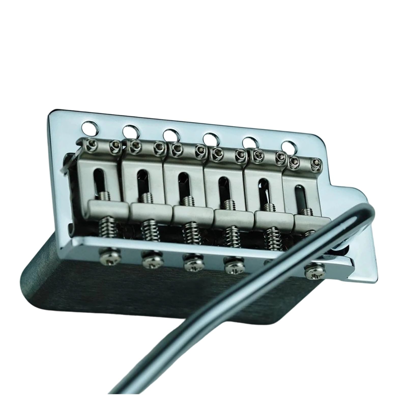 Accesorio Profesional De Puente Trémolo Plateado Cromado Para Guitarras Eléctricas Espaciado Entre Cuerdas De 10.5 Mm Puente De Guitarra Profesional