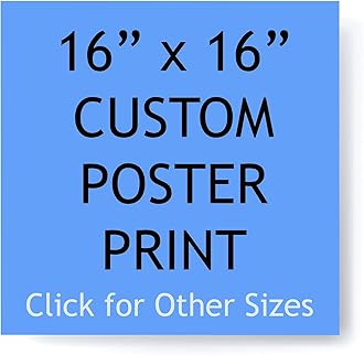 Pera Print - Custom Poster Print - Upload Your Image/Photo - Personalized Photo Prints, Create Your Own Poster - Print Any Photos, Images - 16 x 16 inches