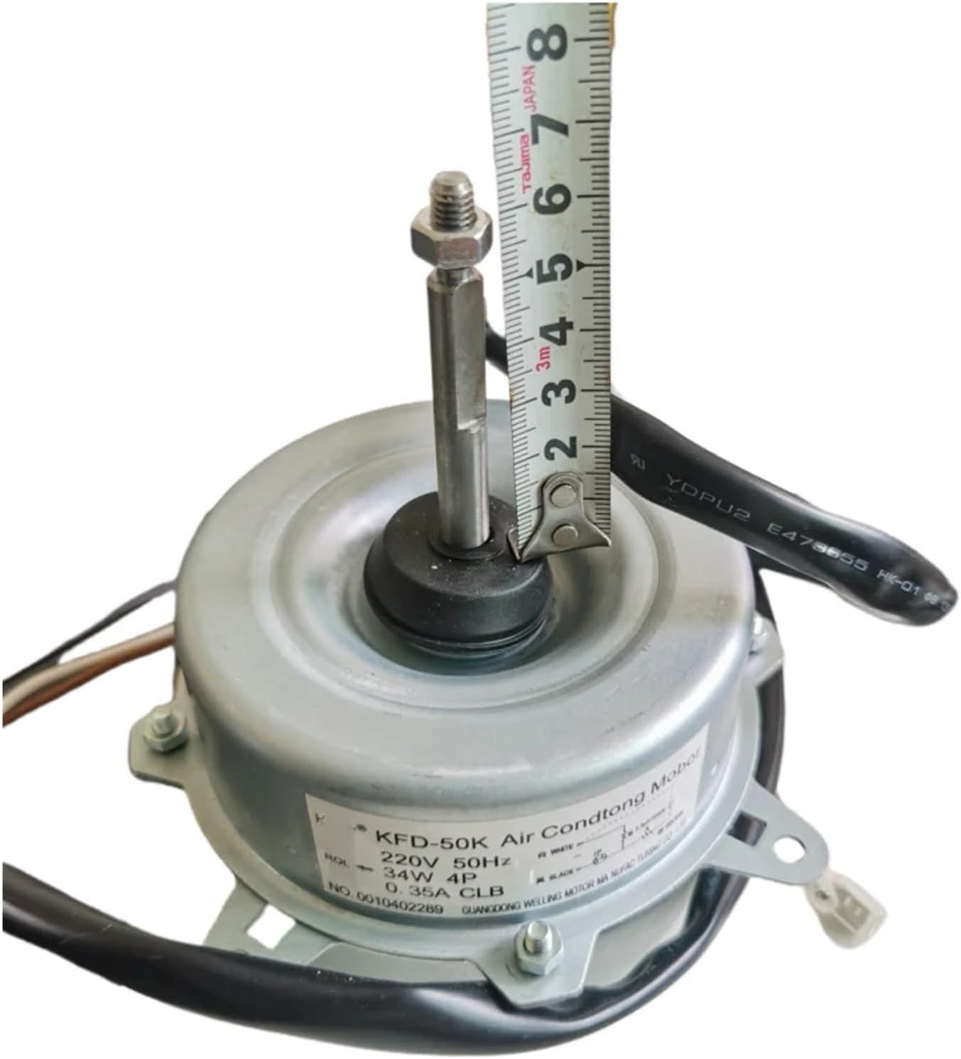 Air conditioner motor 220V 34W 0.35A KFD-50K air conditioning motor for YDK42-4C 4P replacement motor