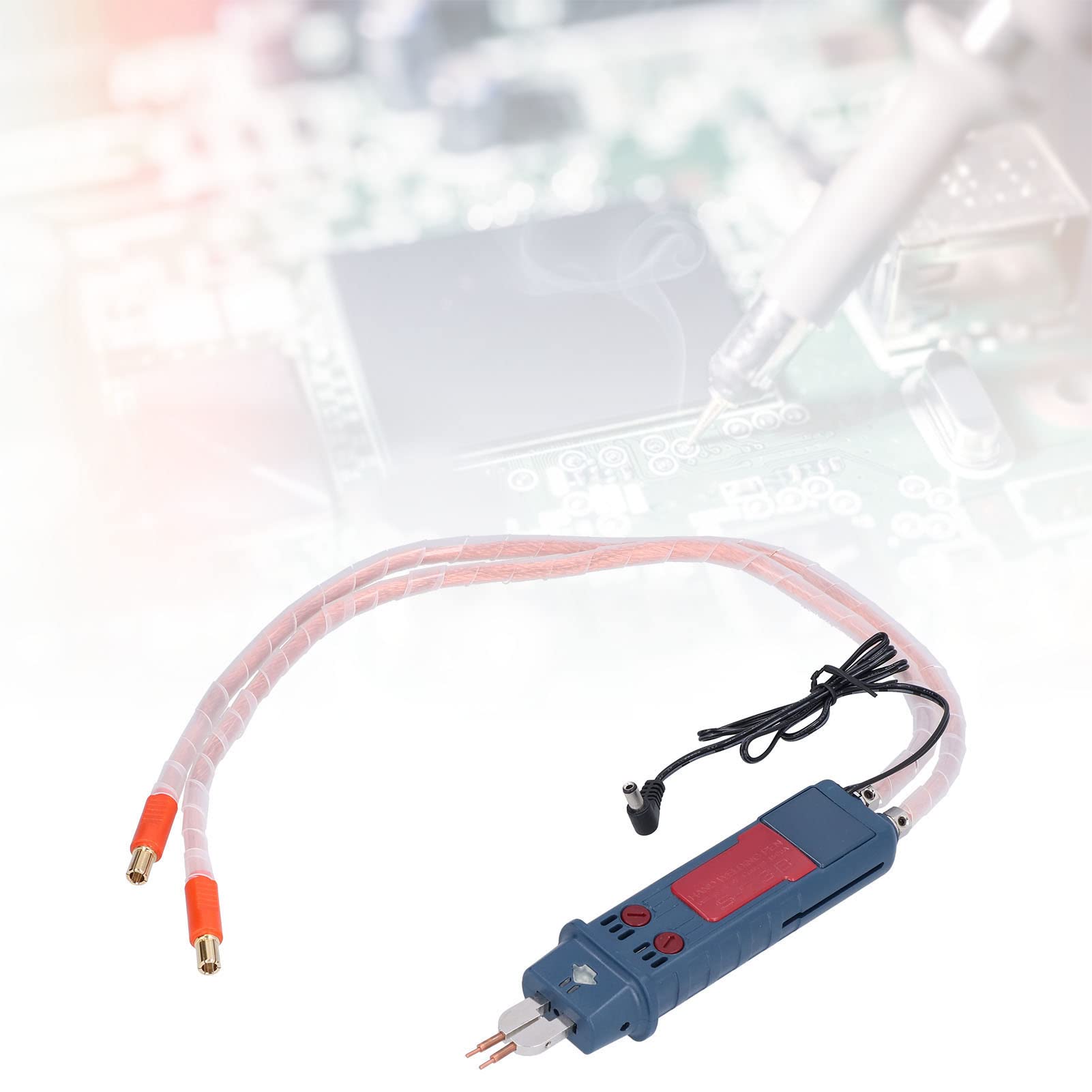 Keenso Penna per Saldatura Manuale Strumento Ergonomico per Saldatore a Punti con Interruttore a Grilletto Saldatura Efficiente 4-6V (Penna per 73B (filo di rame quadrato 16)