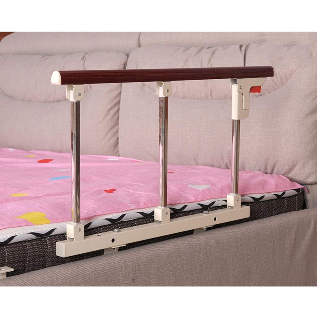 Barandillas de cama para adultos mayores evitan caídas con protectores de acero inoxidable
